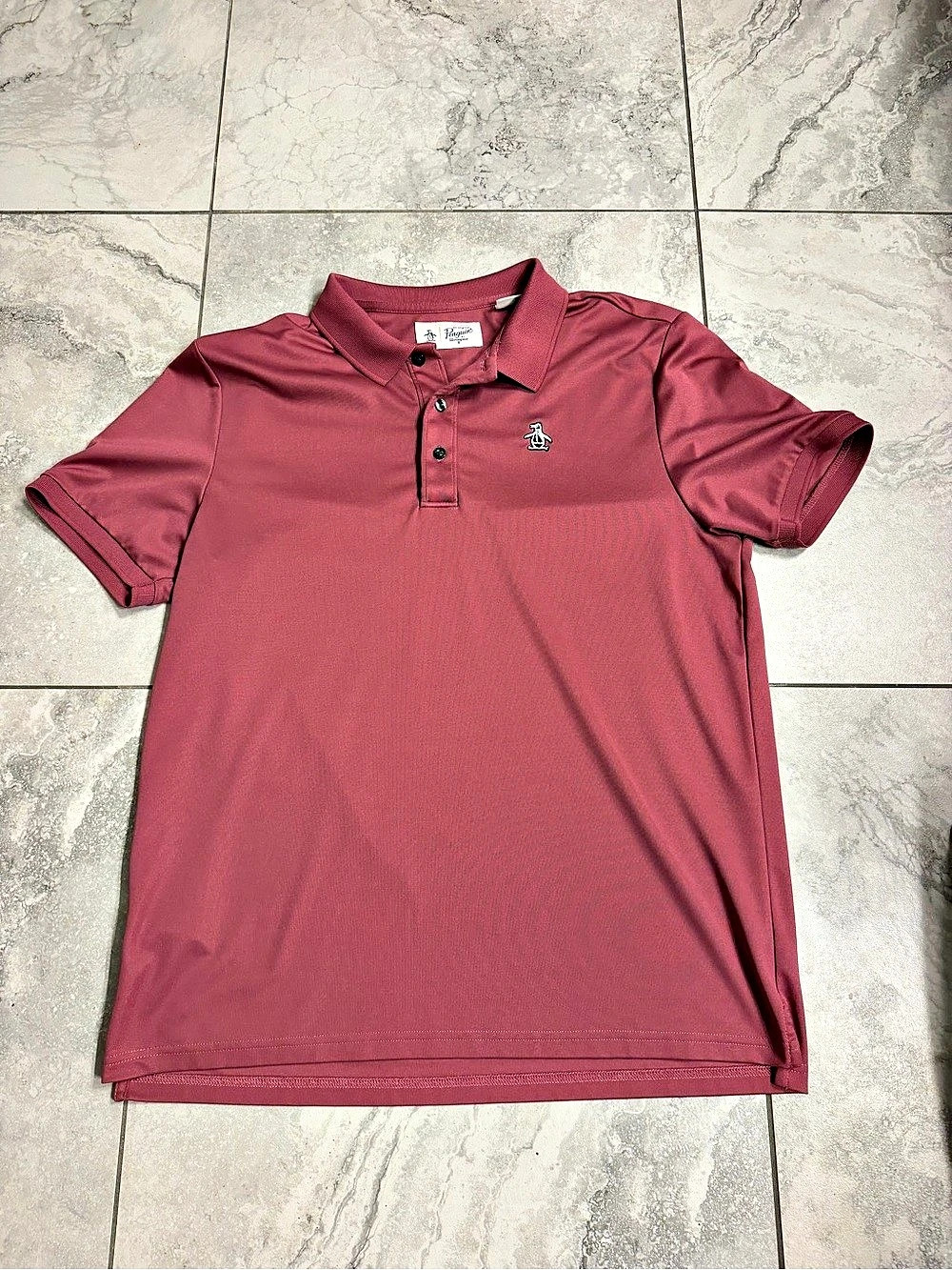 Original Penguin Men's Polo Shirt in Red Like New